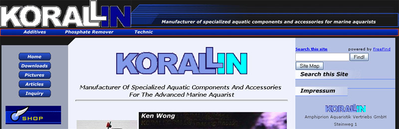 Korallin Home Page