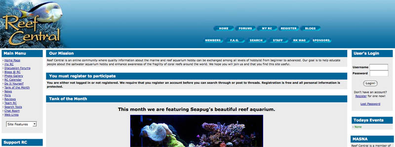 reef-central-home-page